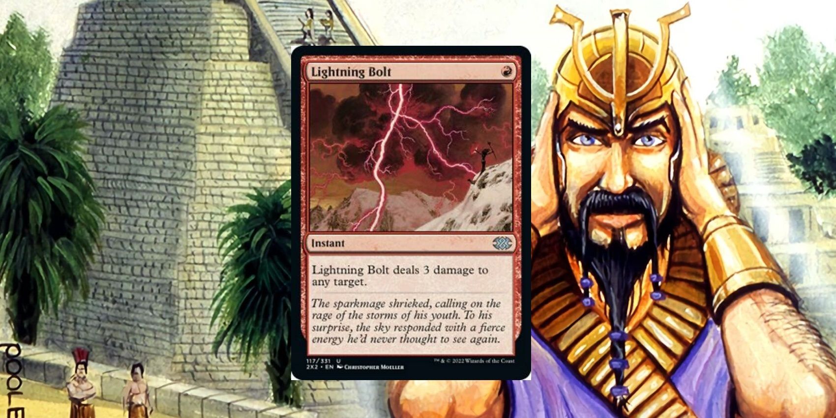 Magic: The Gathering Lightning Bolt card