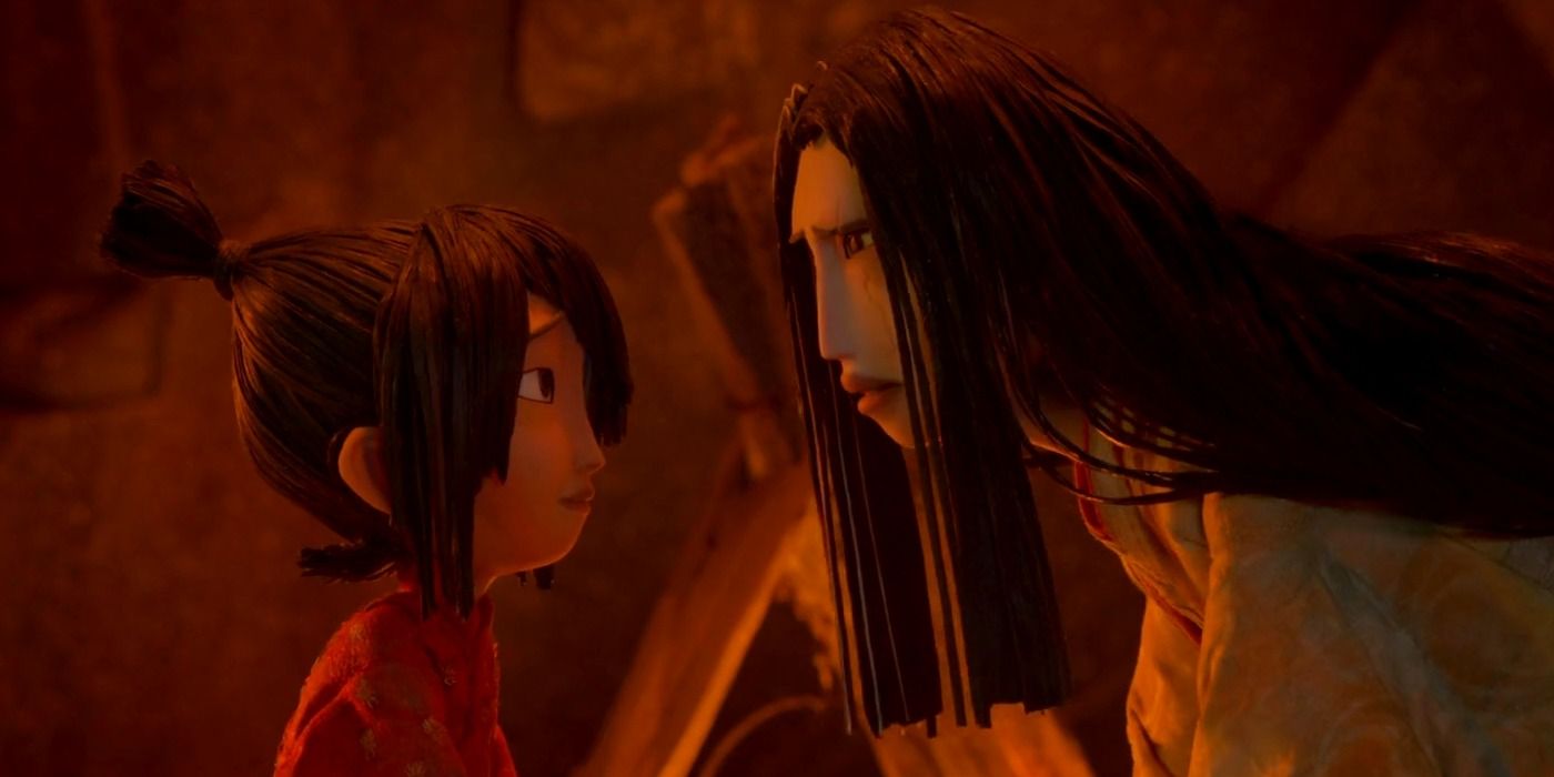 Kubo and his mother in Kubo and the Two Strings