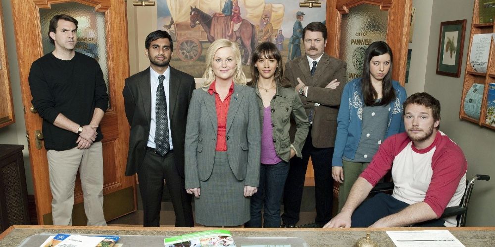 The main cast of Parks and Recreation