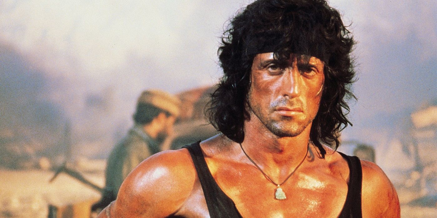 Rambo III poster: Sylvester Stallone as John Rambo.