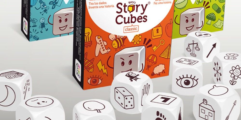 Boxes and cubes from Rory's Story Cubes