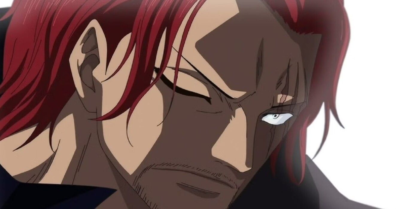 Shanks from One Piece giving an intimidating look