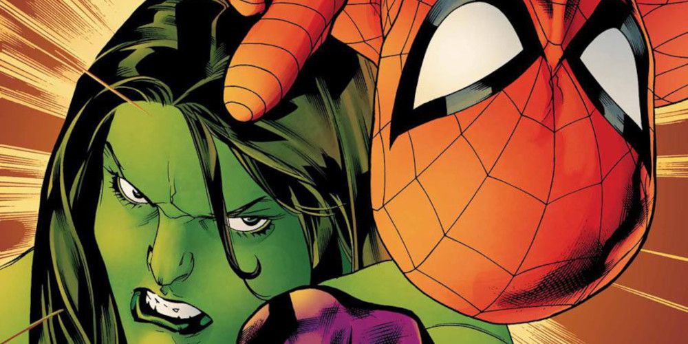 she-hulk and spider-man