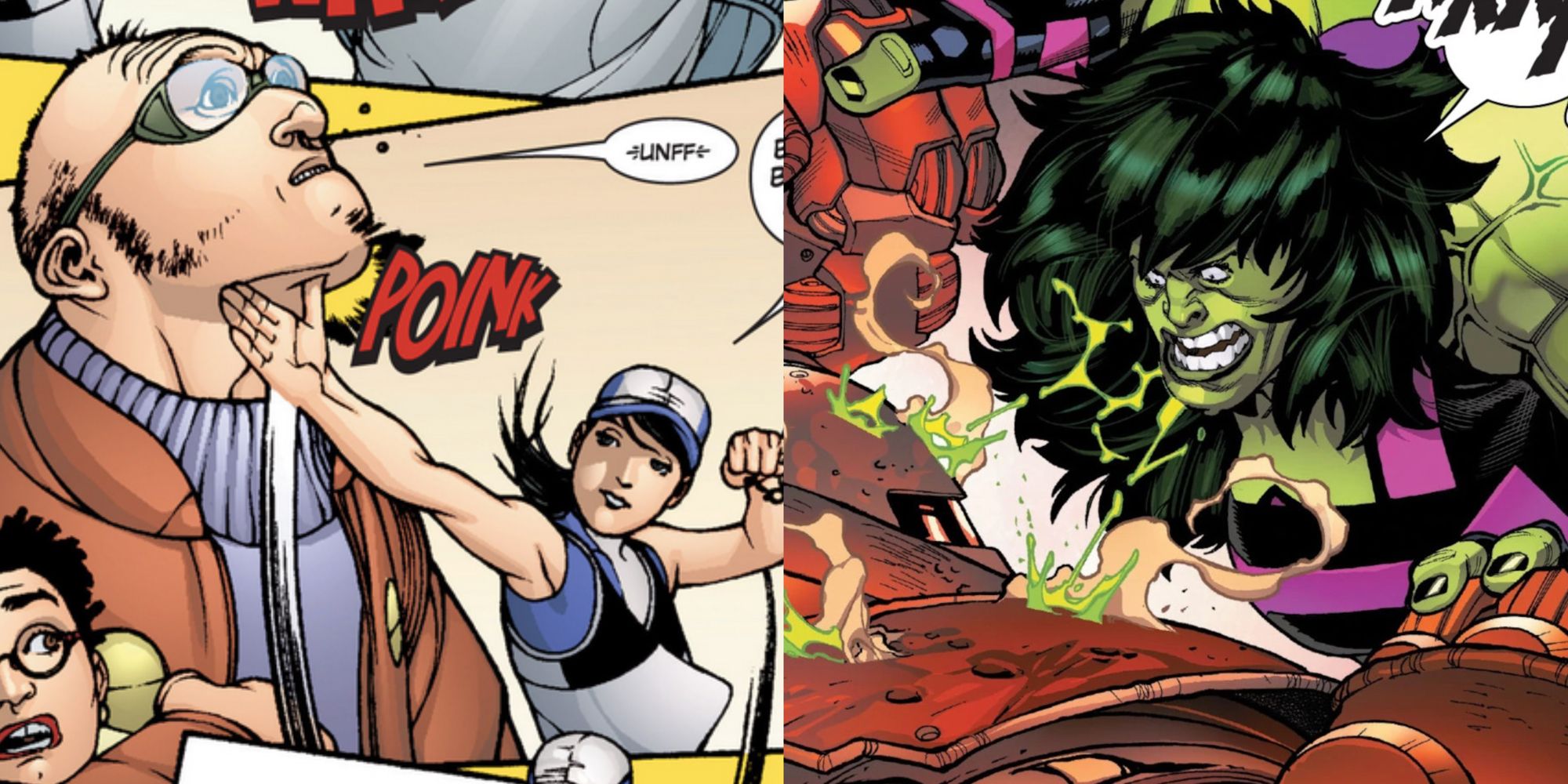 she-hulk on the comics