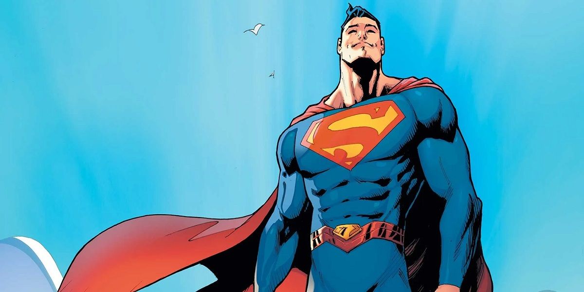 Superman flying during DC's Rebirth era by Jorge Jimenez