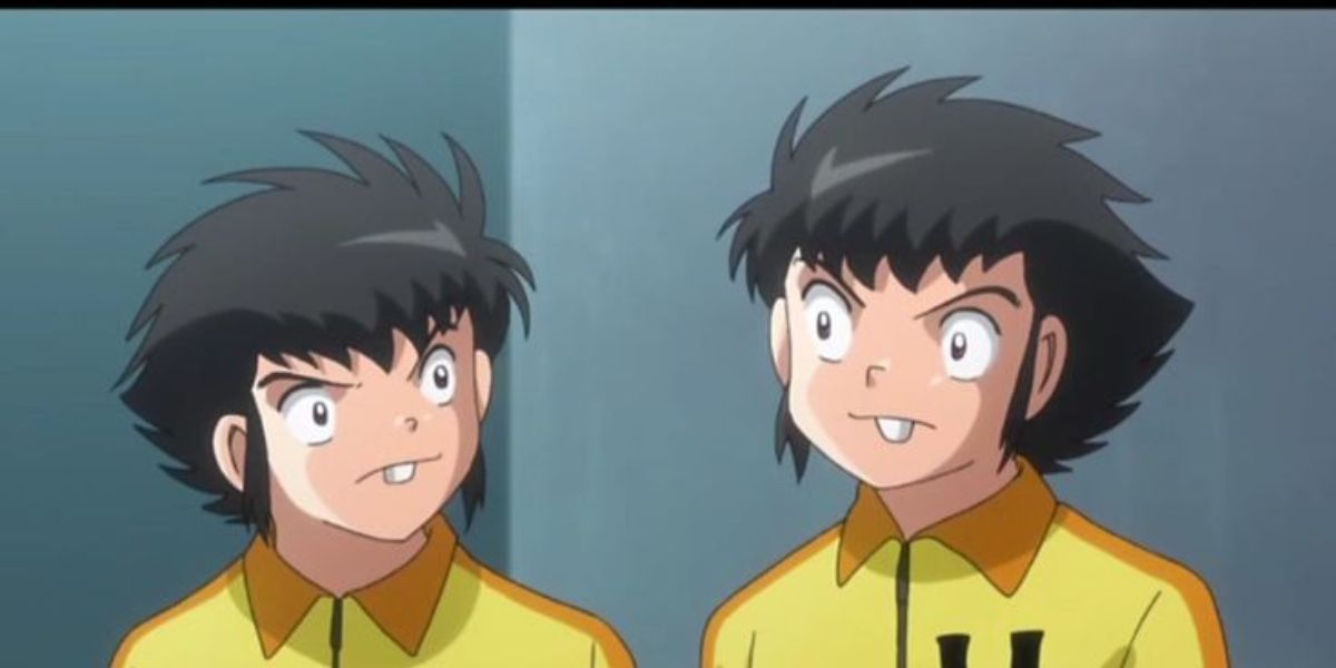 The Tachibana Twins from Captain Tsubasa.