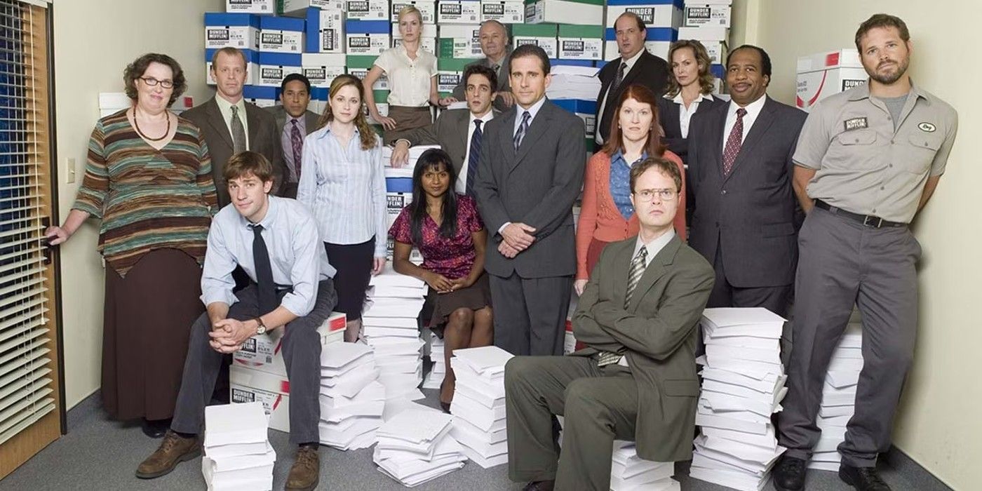 The cast of The Office's first season.