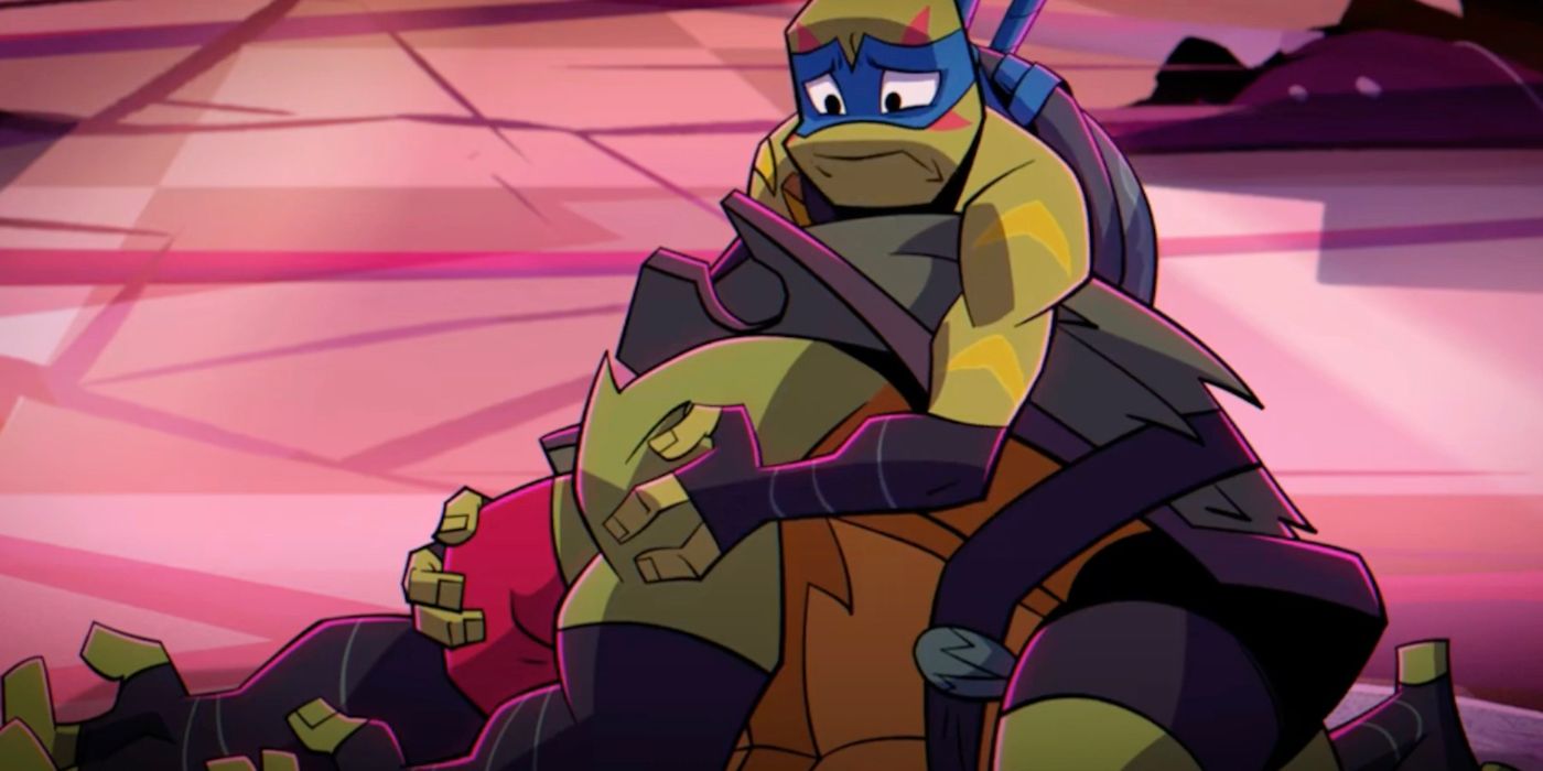 Leo caused Raph to become a slave in Rise of the TMNT