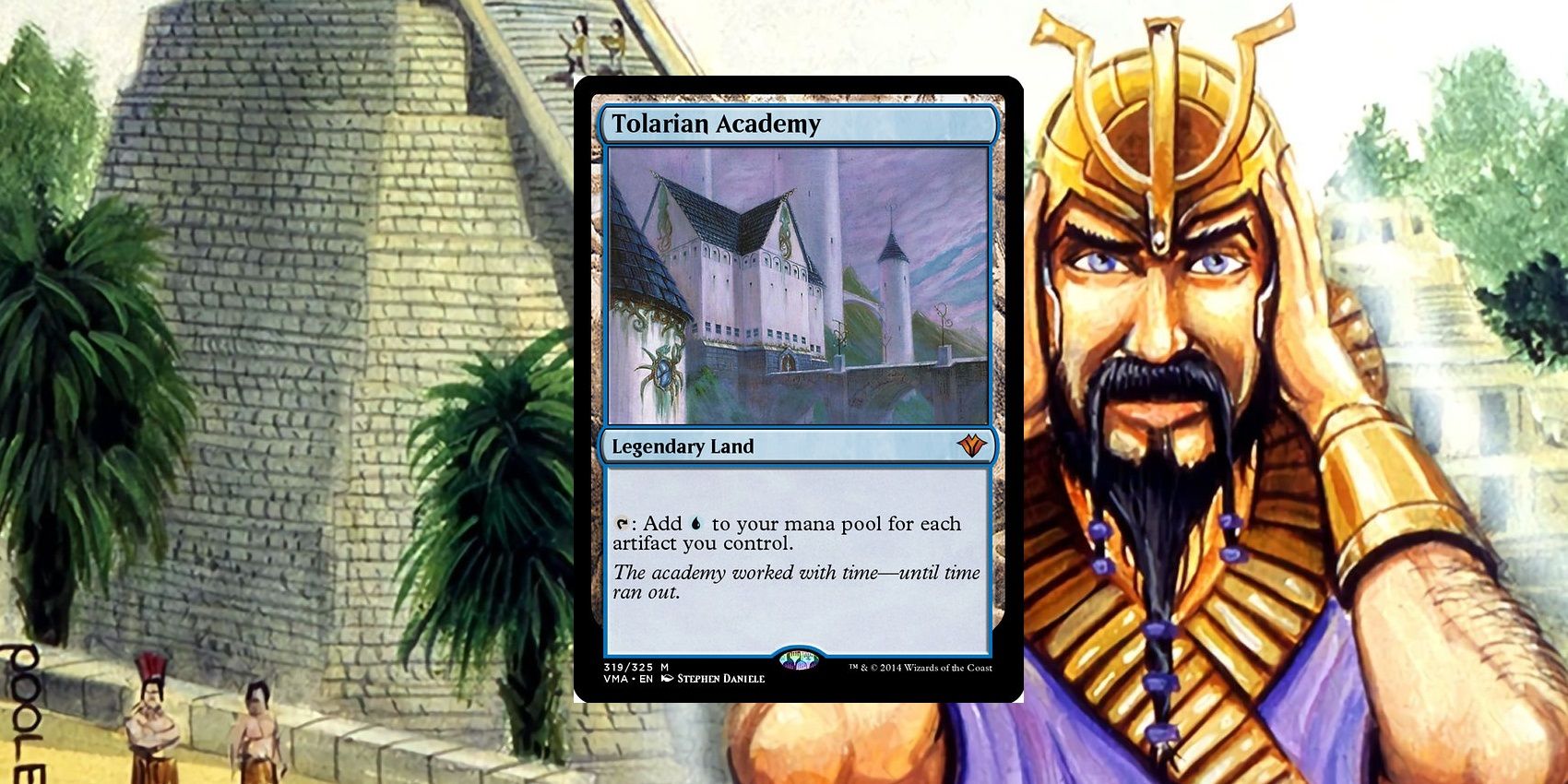 Magic: The Gathering Tolarian Academy card.