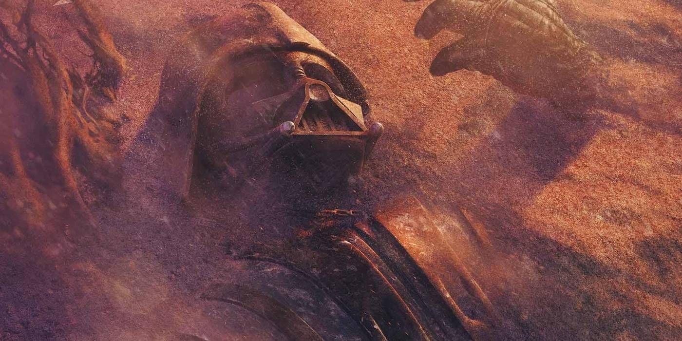 Darth Vader has to face a sandstorm