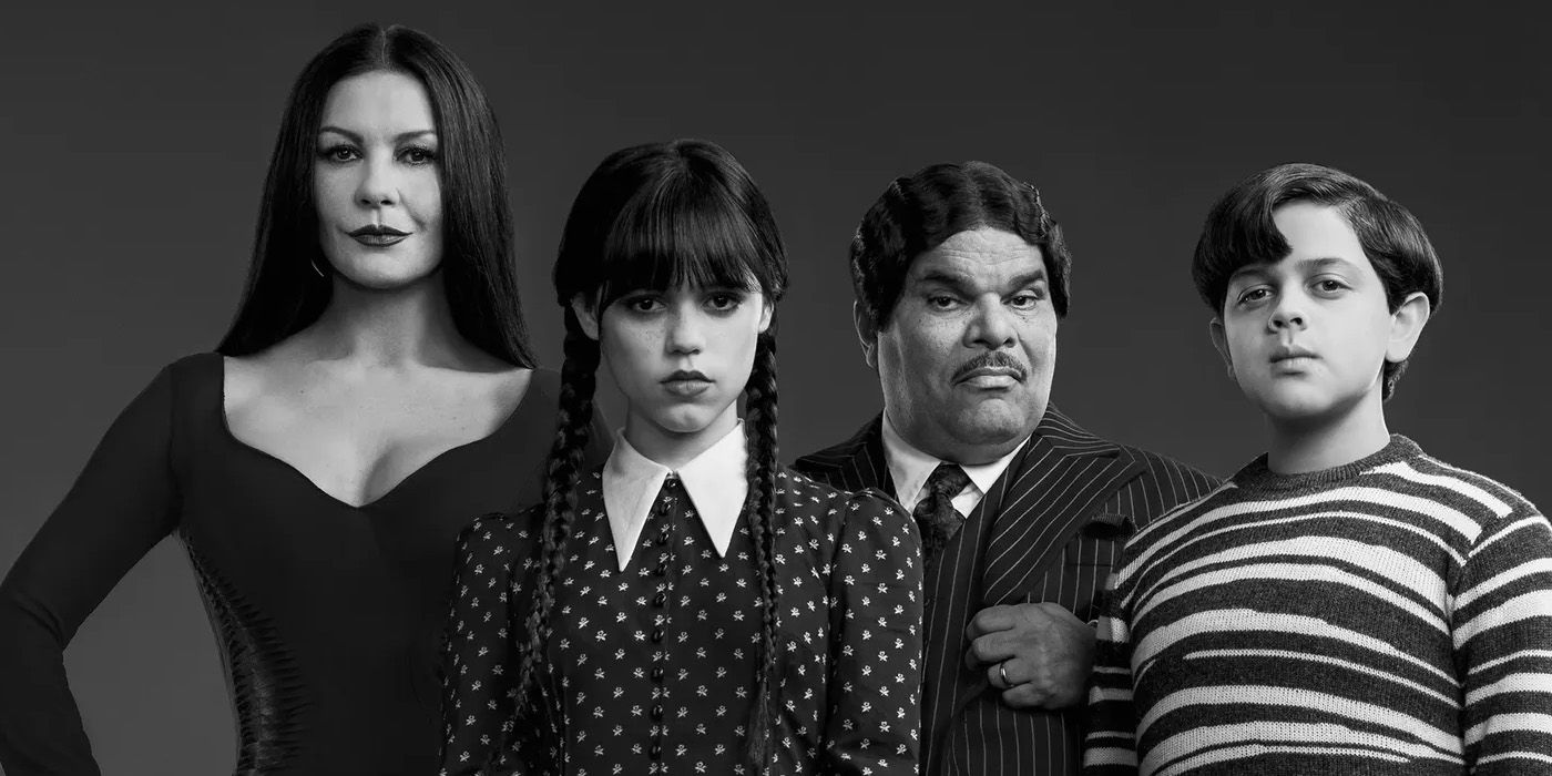 The Addams Family in Netflix's Wednesday