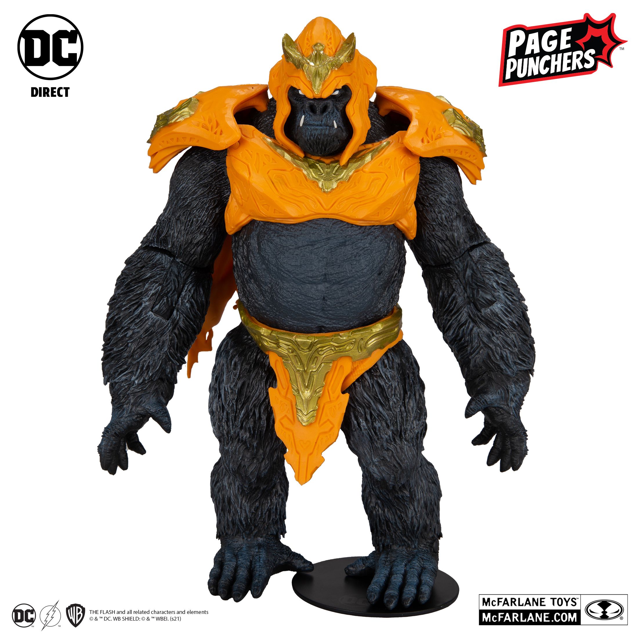 The Flash McFarlane Toys Unveils New Gorilla Grodd Mega Figure