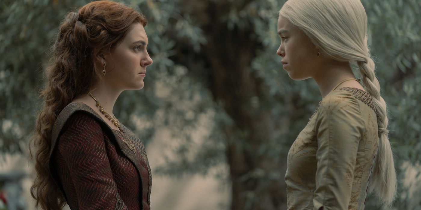 House of the Dragon's Alicent and Rhaenyra face to face