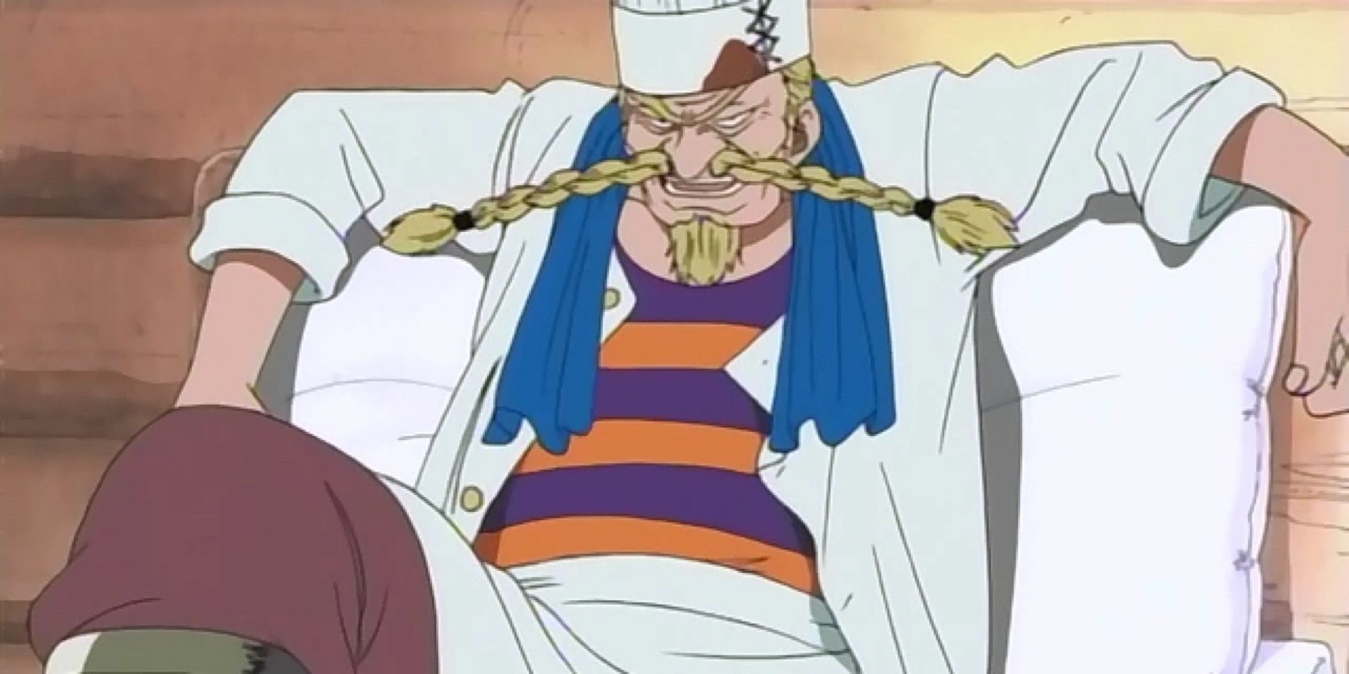 Zeff From One Piece In His Chef Uniform And Peg Leg