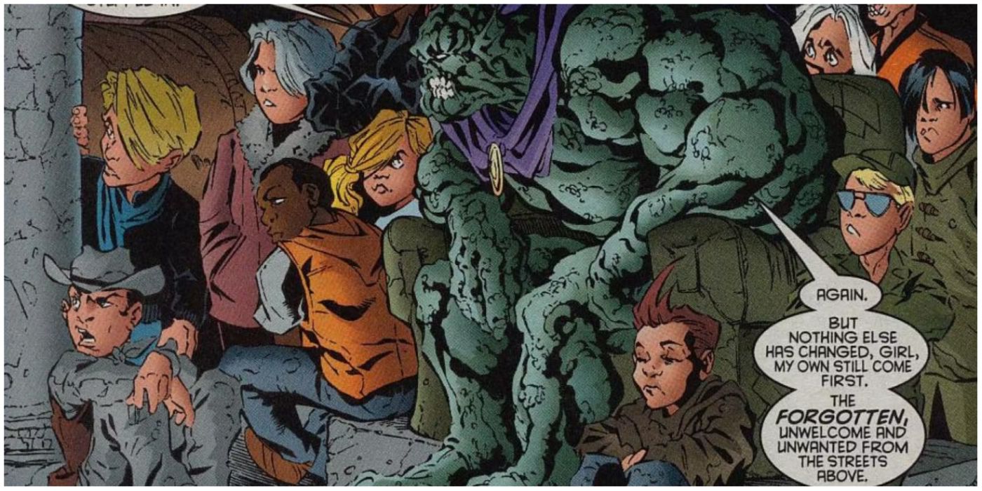 Abomination and the forgotten sitting together in Marvel comics
