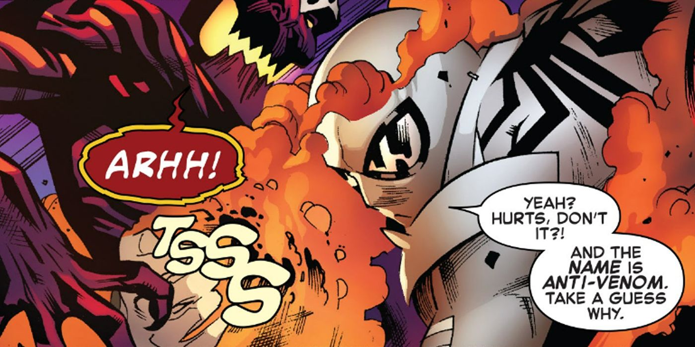 Agent Anti-Venom burning Red Goblin