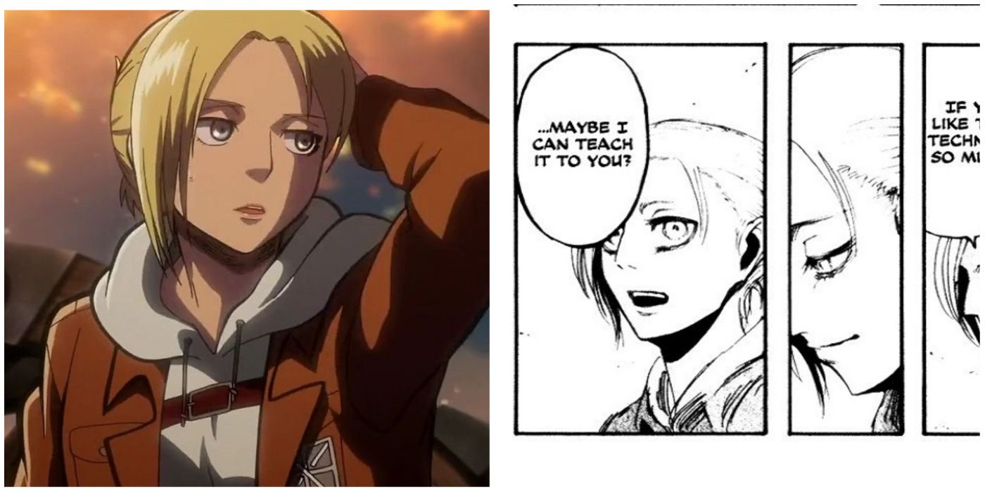 Annie in both the anime and manga, Attack On Titan