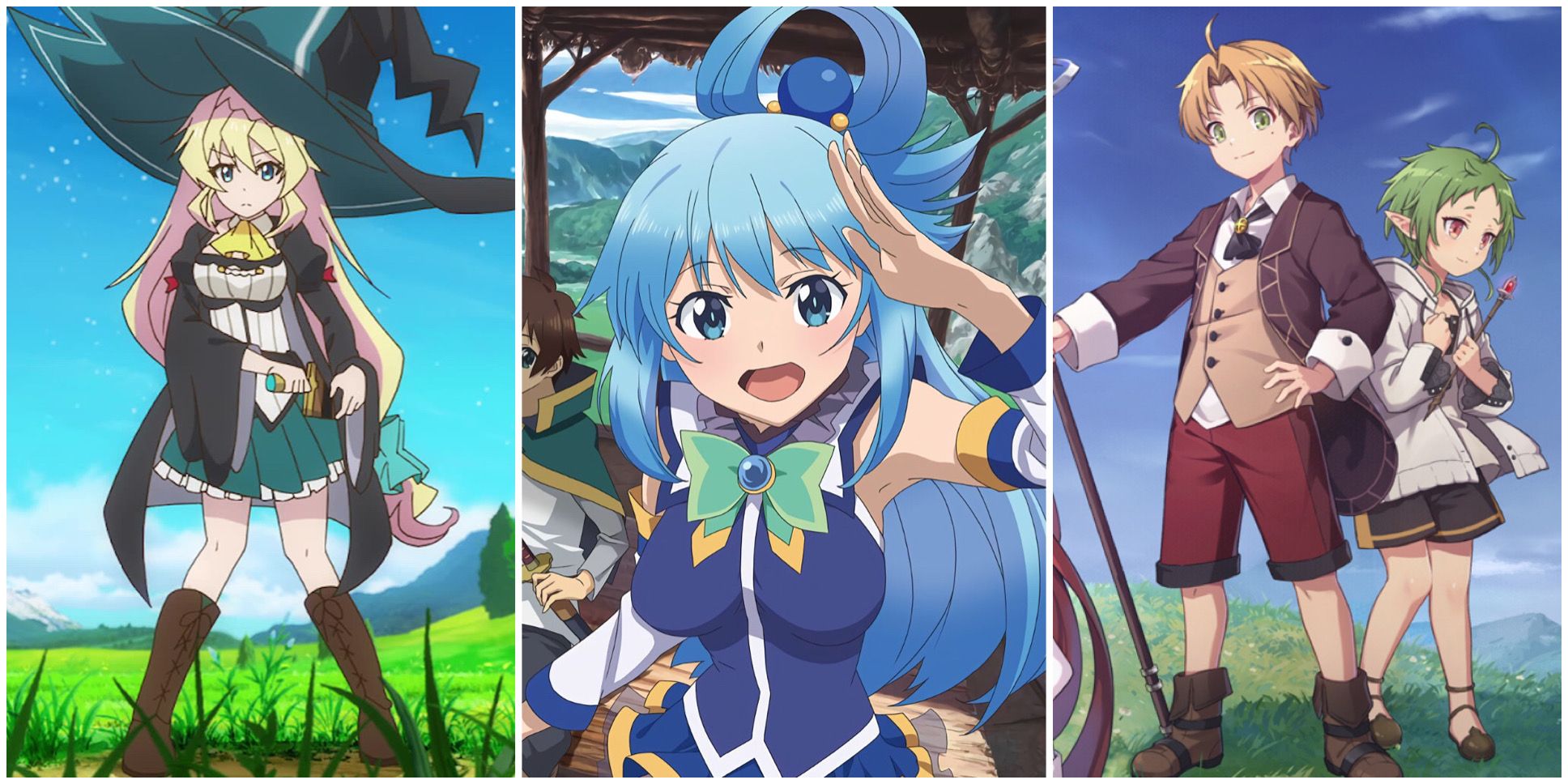 What are the Isekai anime where MC is not OP other than KonoSuba