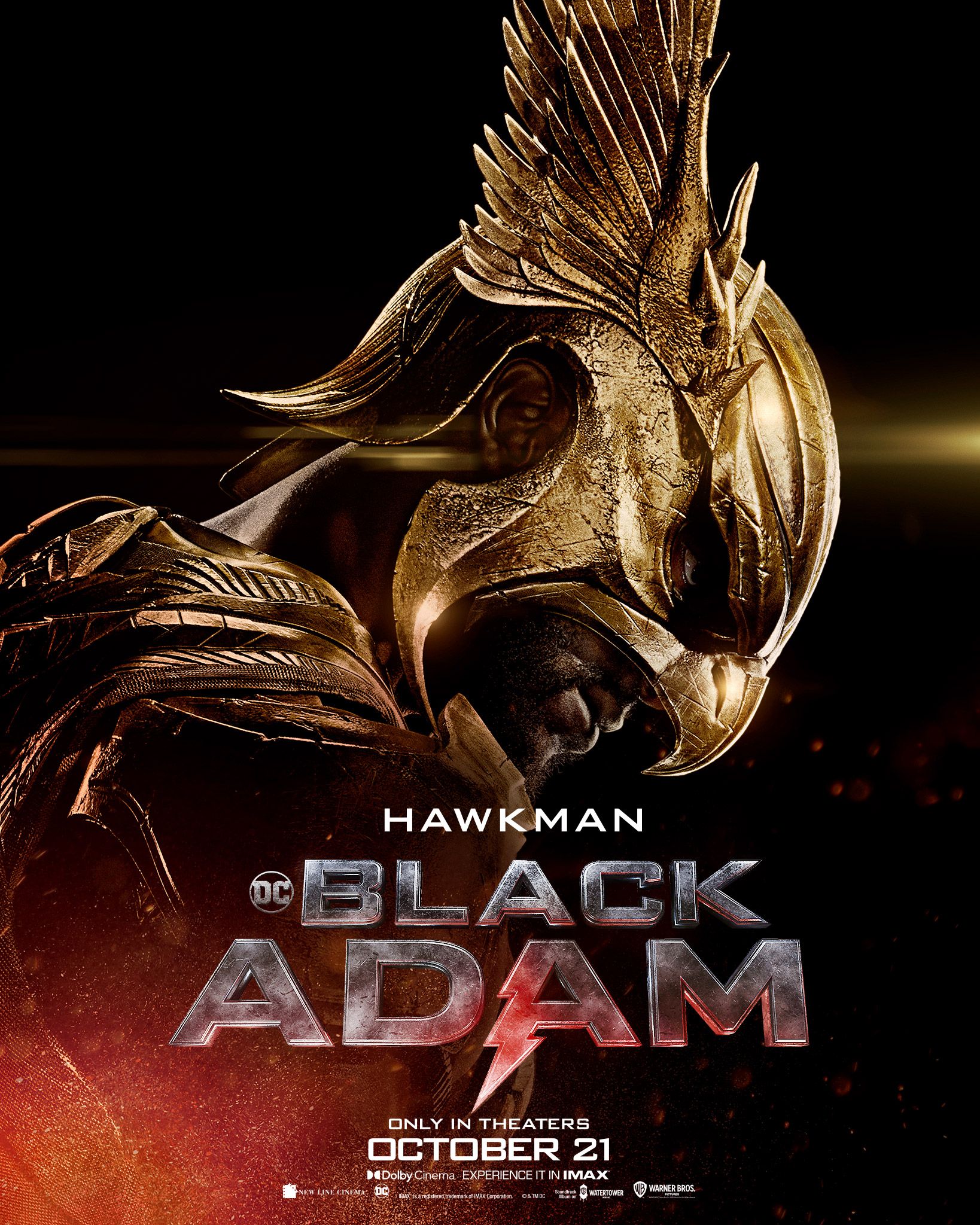 Black Adam Debuts an Electrifying JSA Character Poster Series