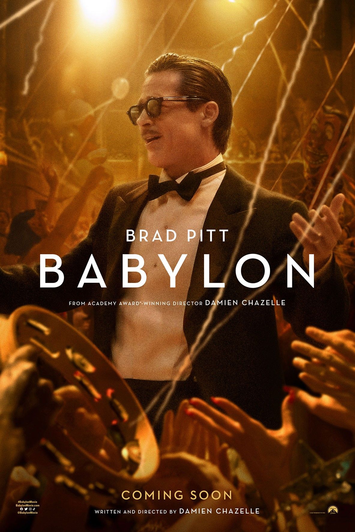 Babylon Character Poster Brad Pitt