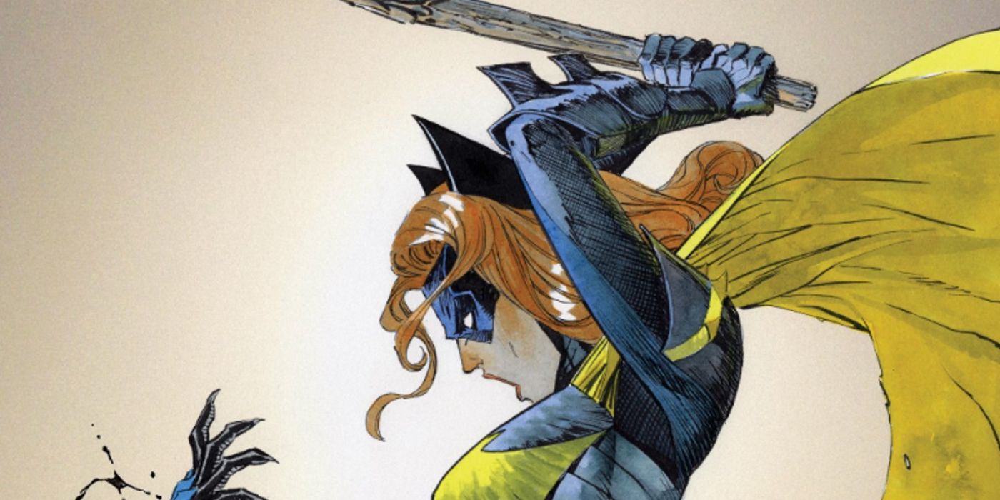 Batgirl Tries to Kill Nightwing in Epic Cover Art