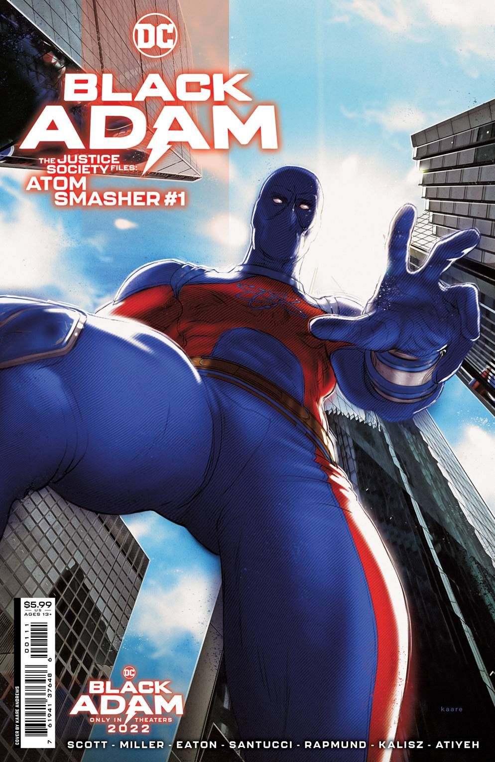 Black Adam - The Justice Society Files Atom Smasher #1
