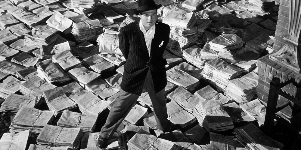 An iconic shot from Citizen Kane movie