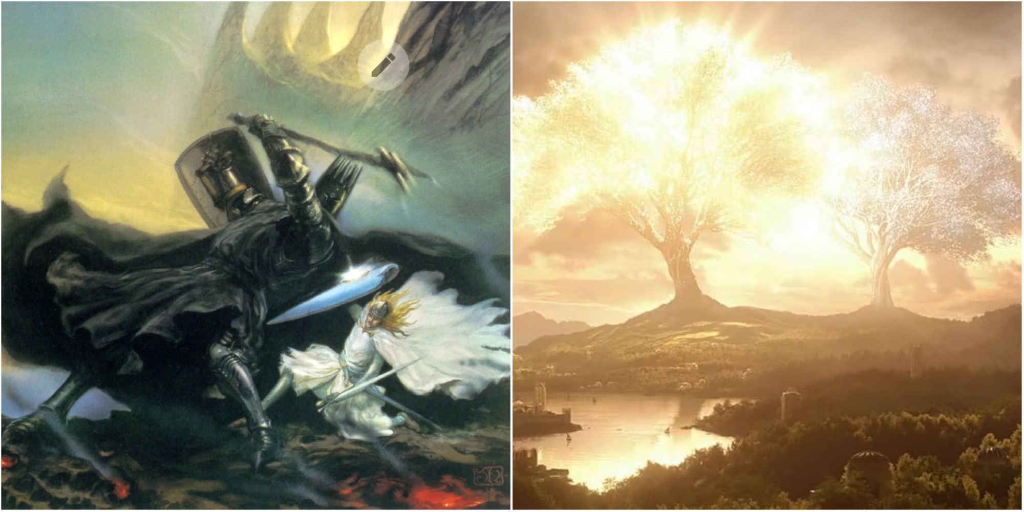 Morgoth and the Two Trees