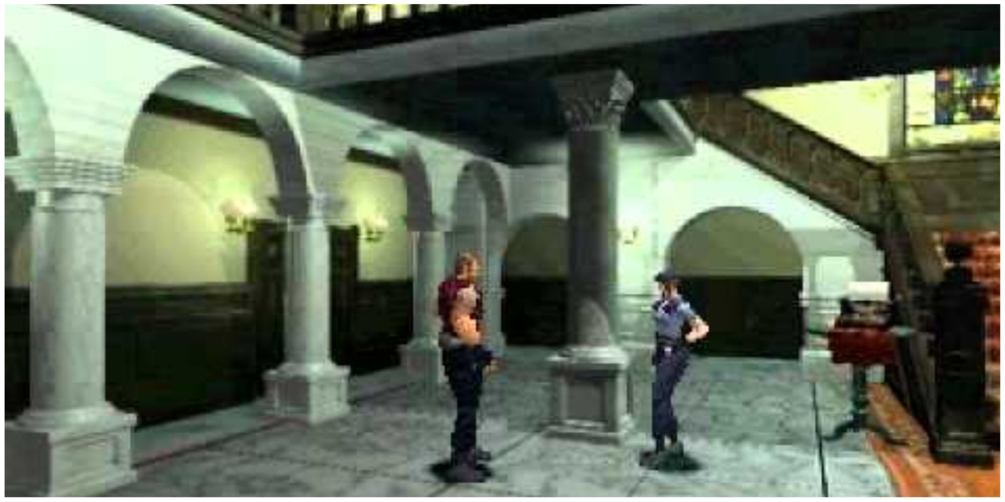 Master Of Unlocking cutscene em Resident Evil no PS1