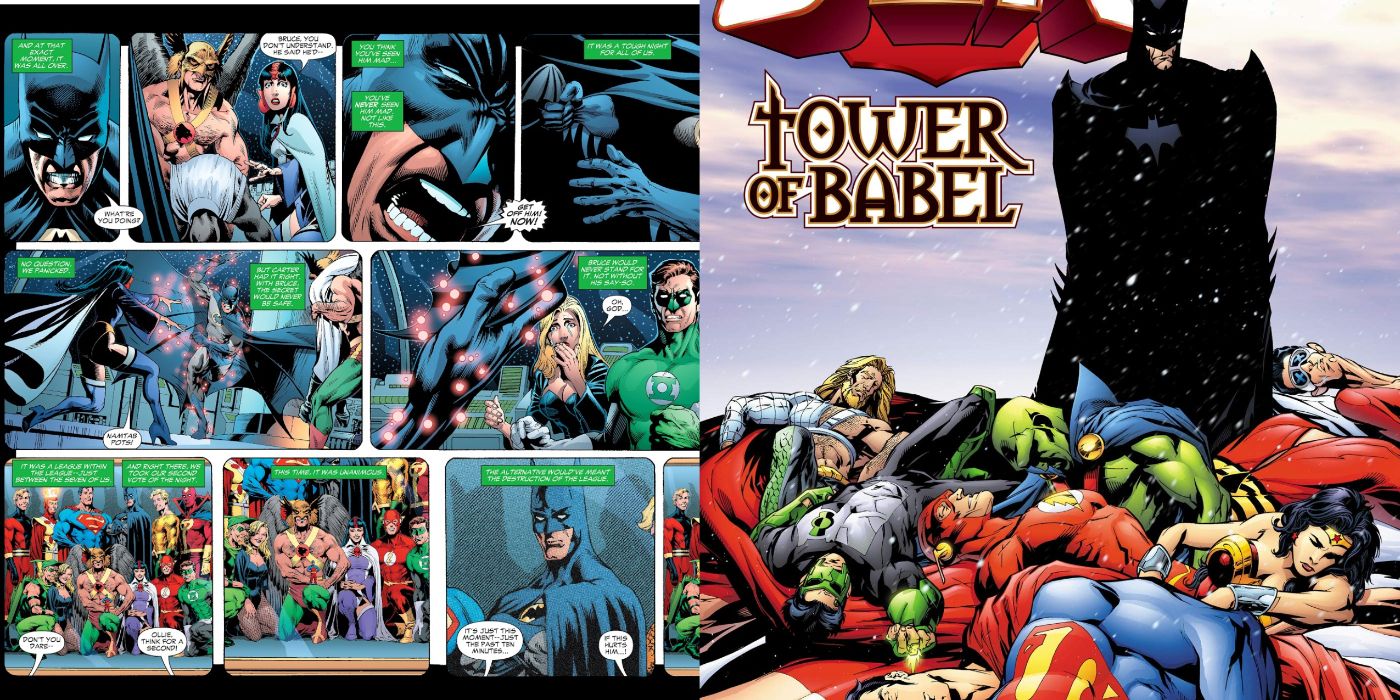 Batman's Mindwipe and JLA Tower of Babel