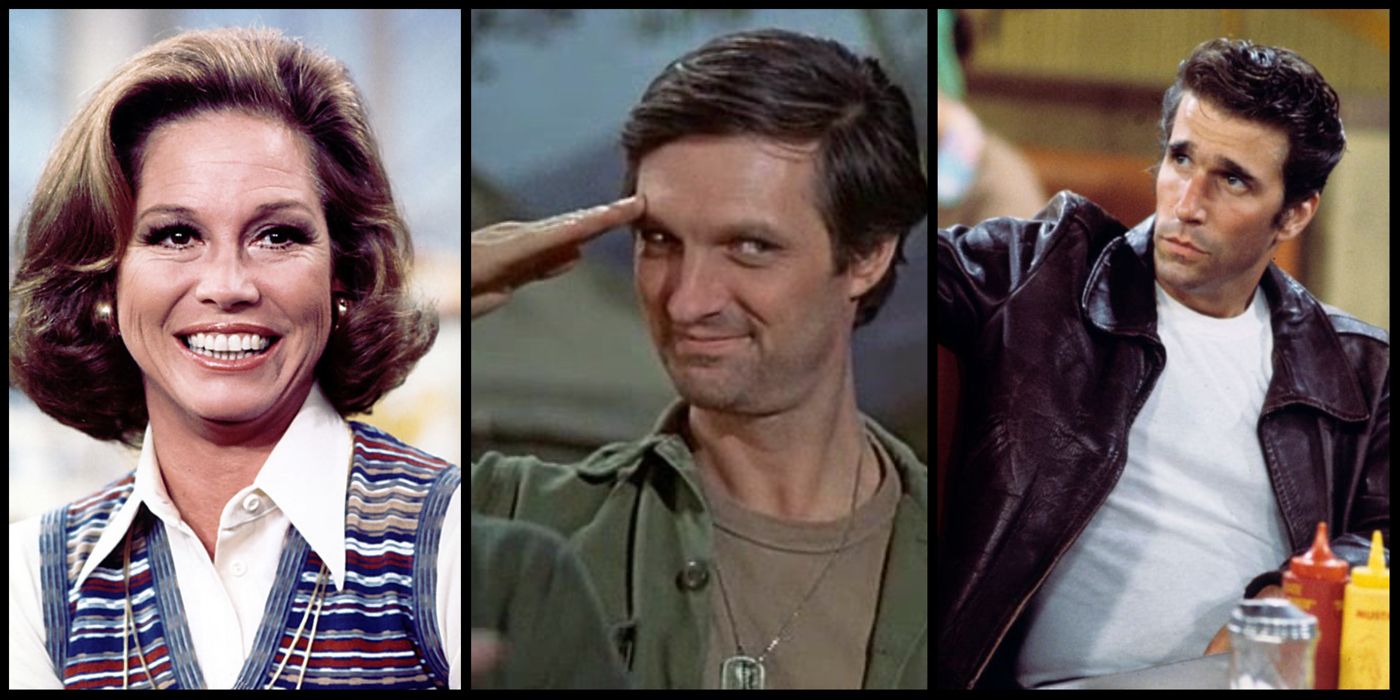 Mary from the Mary Tyler Moore Show, Hawkeye from M*A*S*H and the Fonz Happy Days