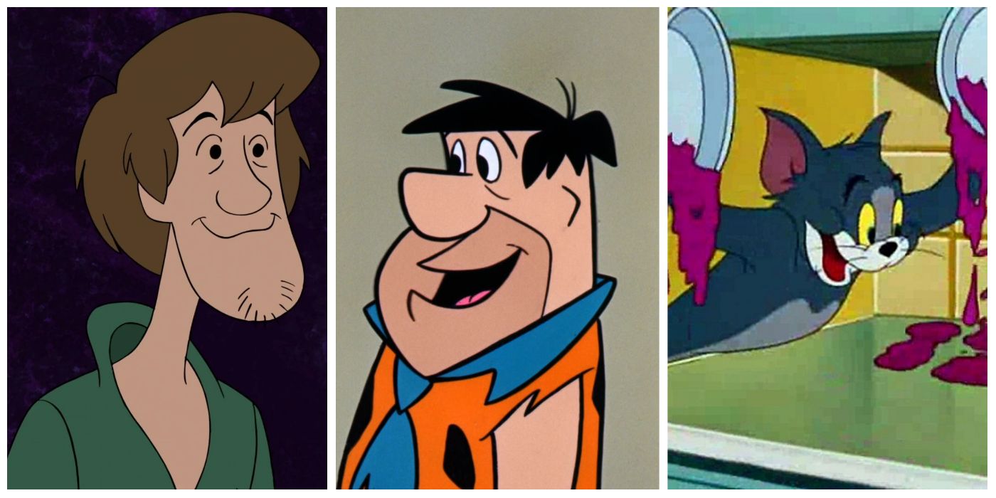 Shaggy Rogers, Fred Flintstone, and Tom the Cat