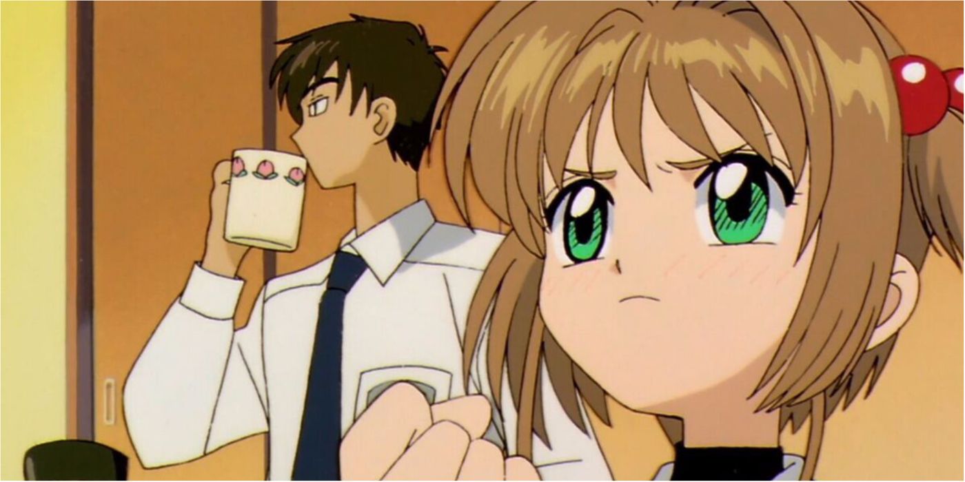 Kinomoto Touya and Sakura in Cardcaptor Sakura.