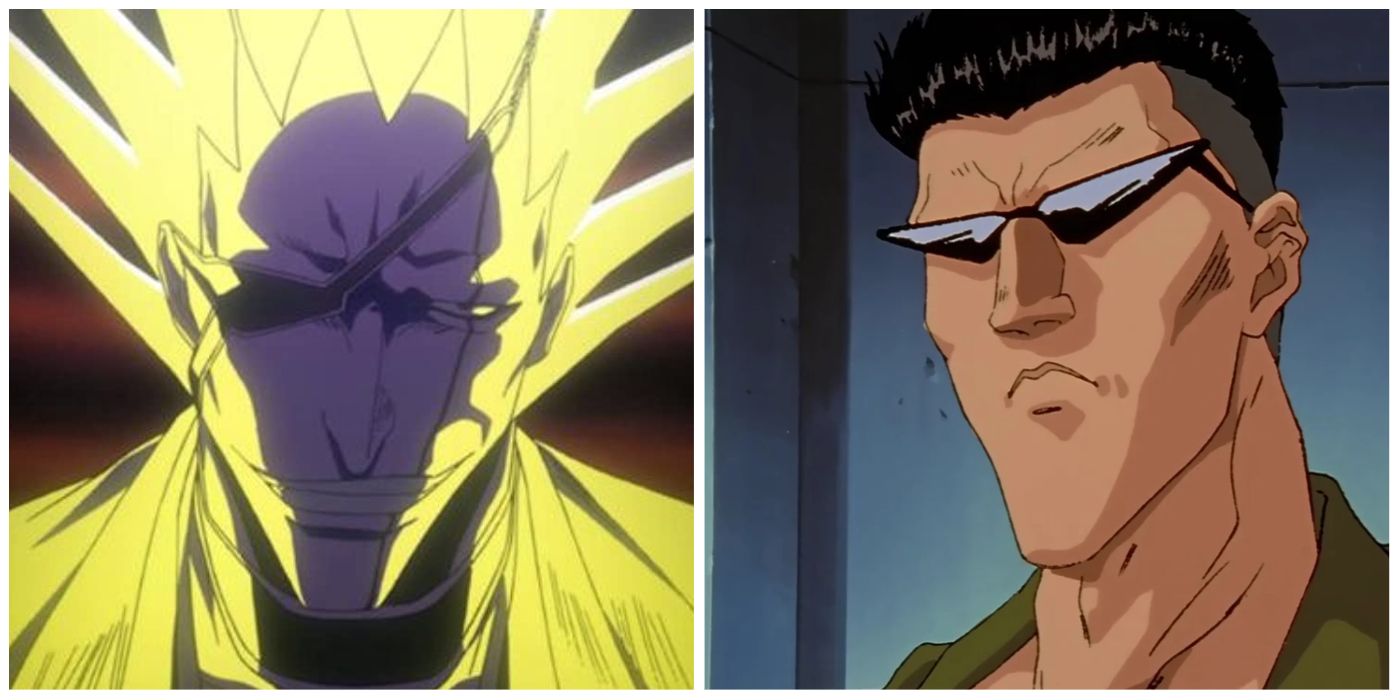 split image of Kenpachi and Toguro