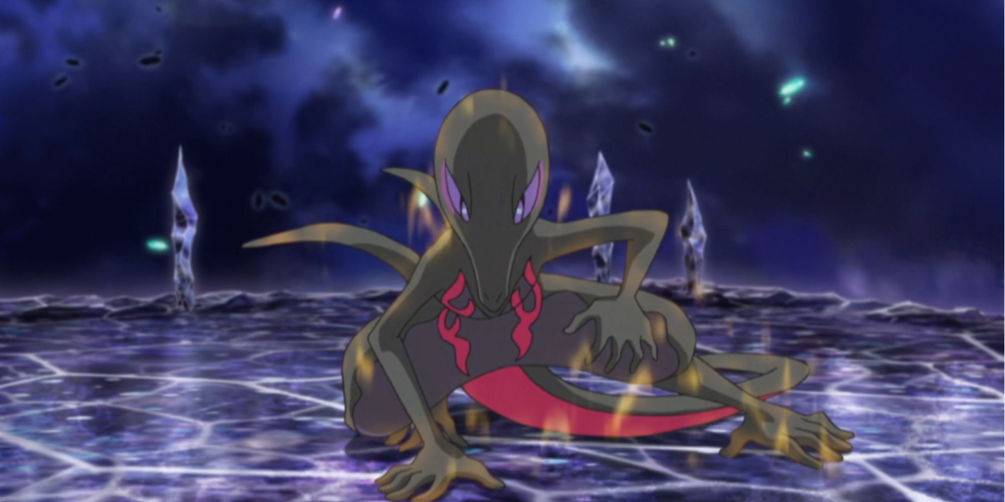 Pokemon animesinde Salandit'in gelişmiş hali olan Salazzle