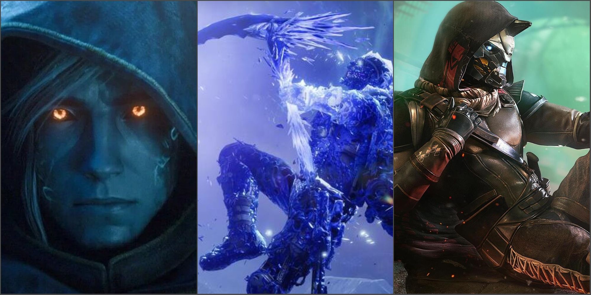 Destiny 2: Uldren Sov, Cayde-6, and a hunter using their stasis super