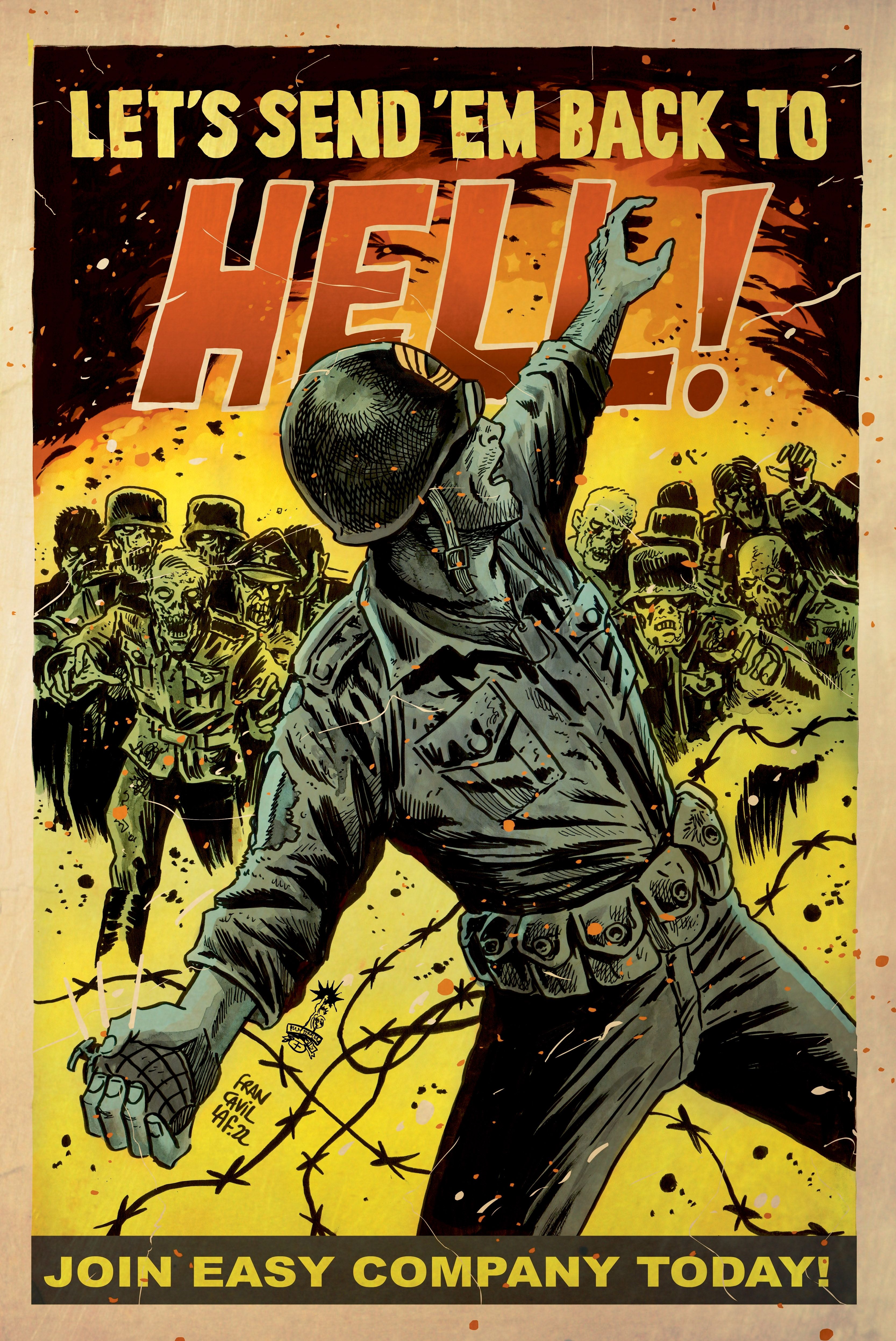 DC Horror Presents Sgt Rock vs The Army of the Dead 4 Open to Order Variant