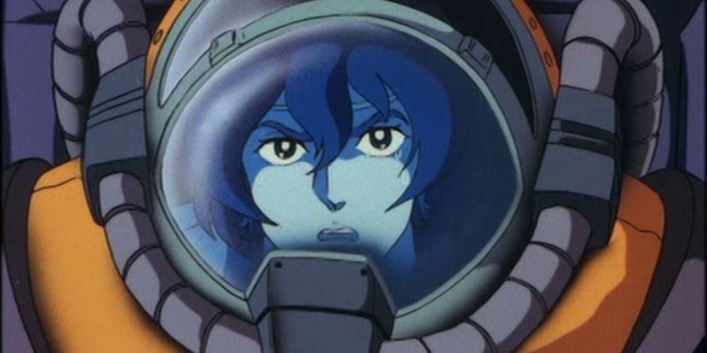 Protagonist Shun Nonomura wearing a space suit in the movie Dallos.