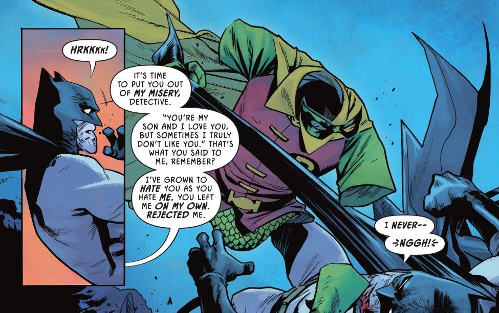 Batman Reveals What Robin Means to Him -- But Robin Doesn't Want to Hear It