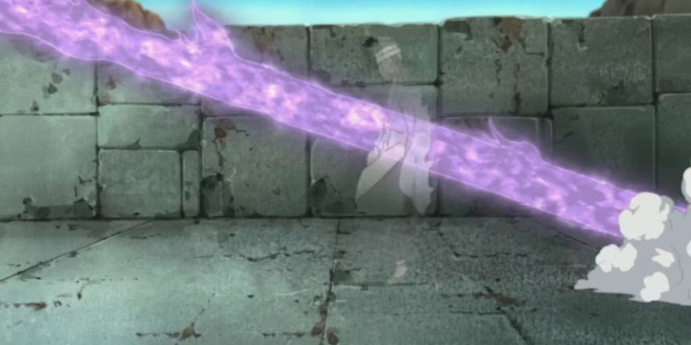 Danzo uses Izanagi to Evade Death Against Sasuke's Susanoo