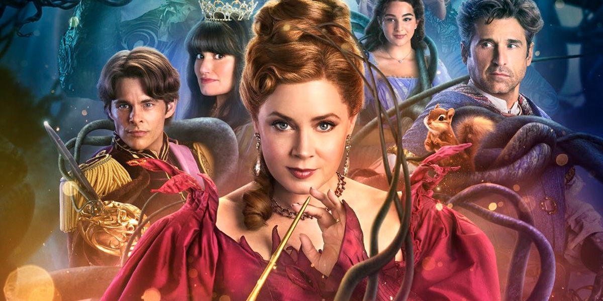 Disenchanted poster with Giselle as a stepmother in the front