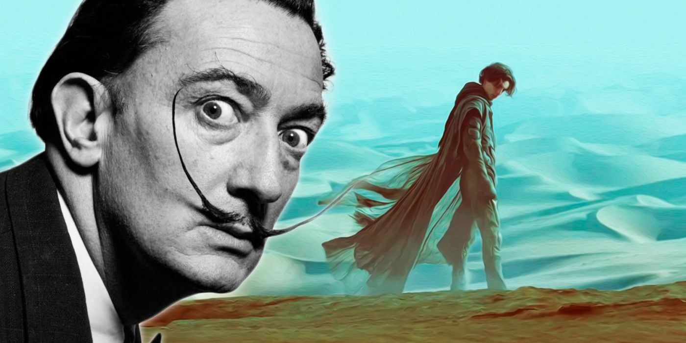 Salvadore Dali and Dune's Timothee Chalamet