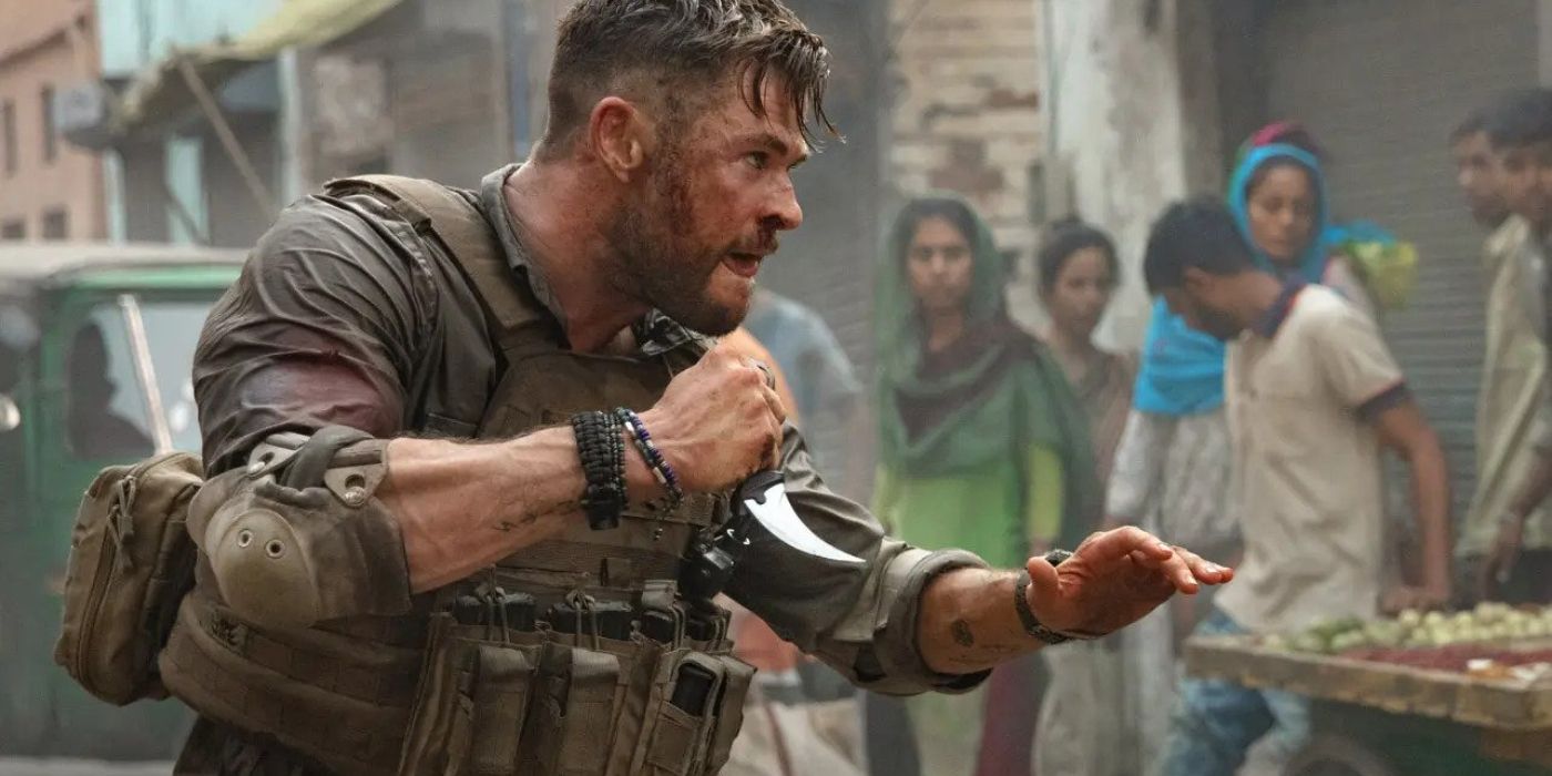 Chris Hemsworth se prepara para lutar em Resgate