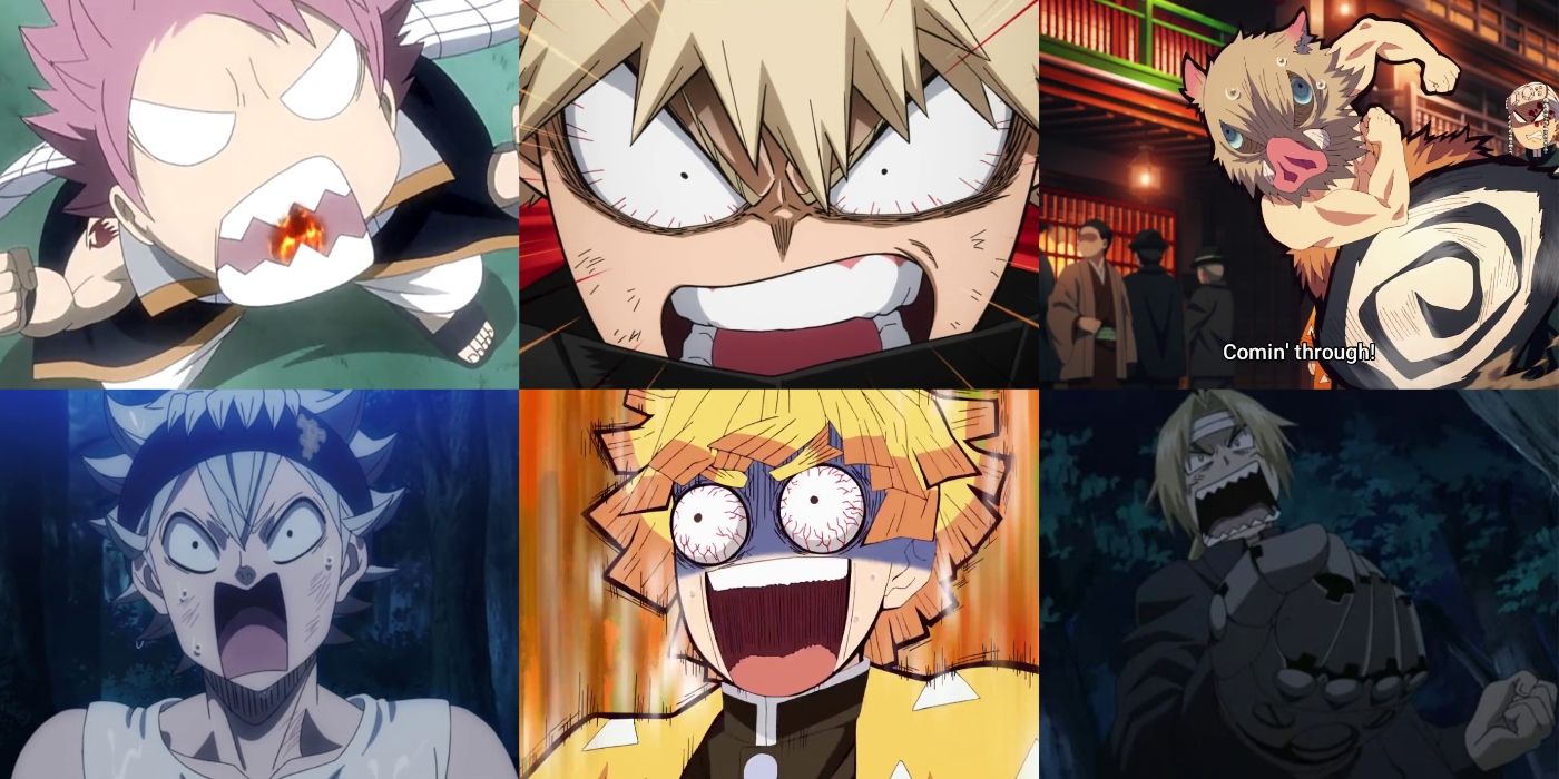 10 Anime Characters Who Always Yell