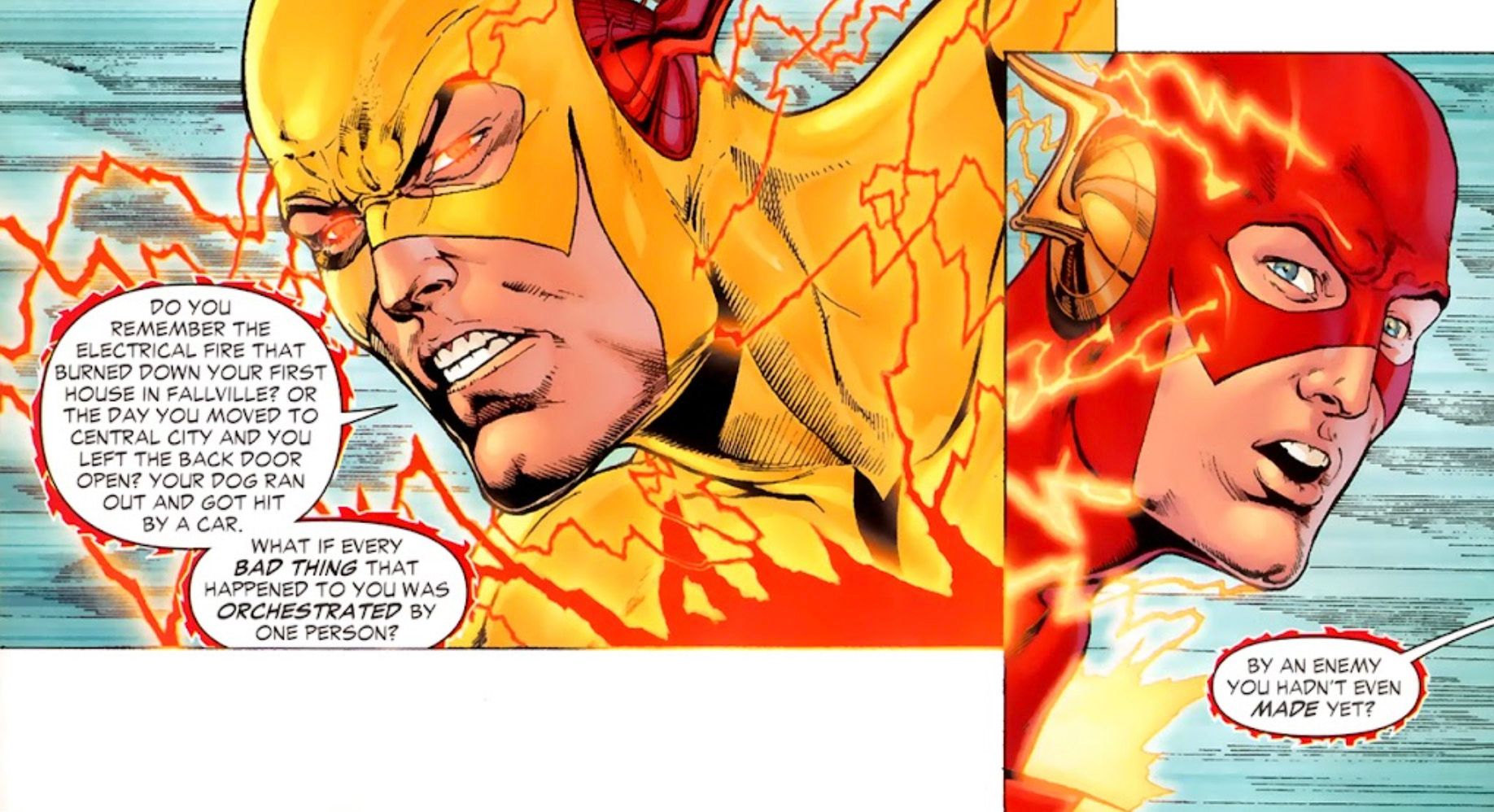 The Reverse Flash Reveals the Truth in The Flash: Rebirth (2009)