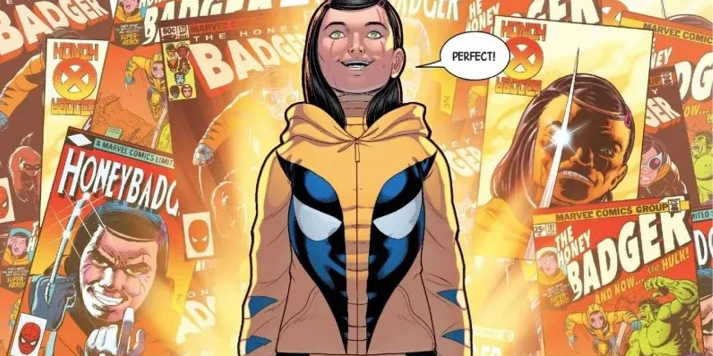 Gabby Kinney turns Wolverine into Honey Badger comics