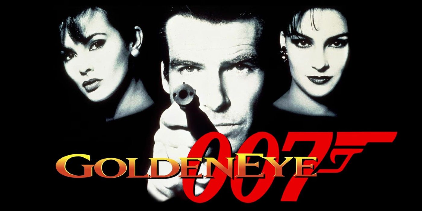 Goldeneye 007 black and white logo