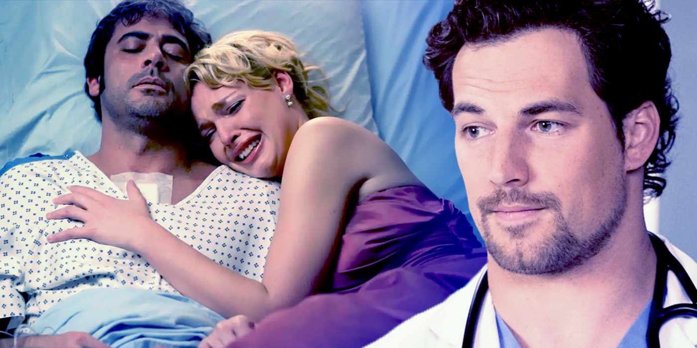 Saddest deaths in Grey's Anatomy, split image of Izzie and Denny