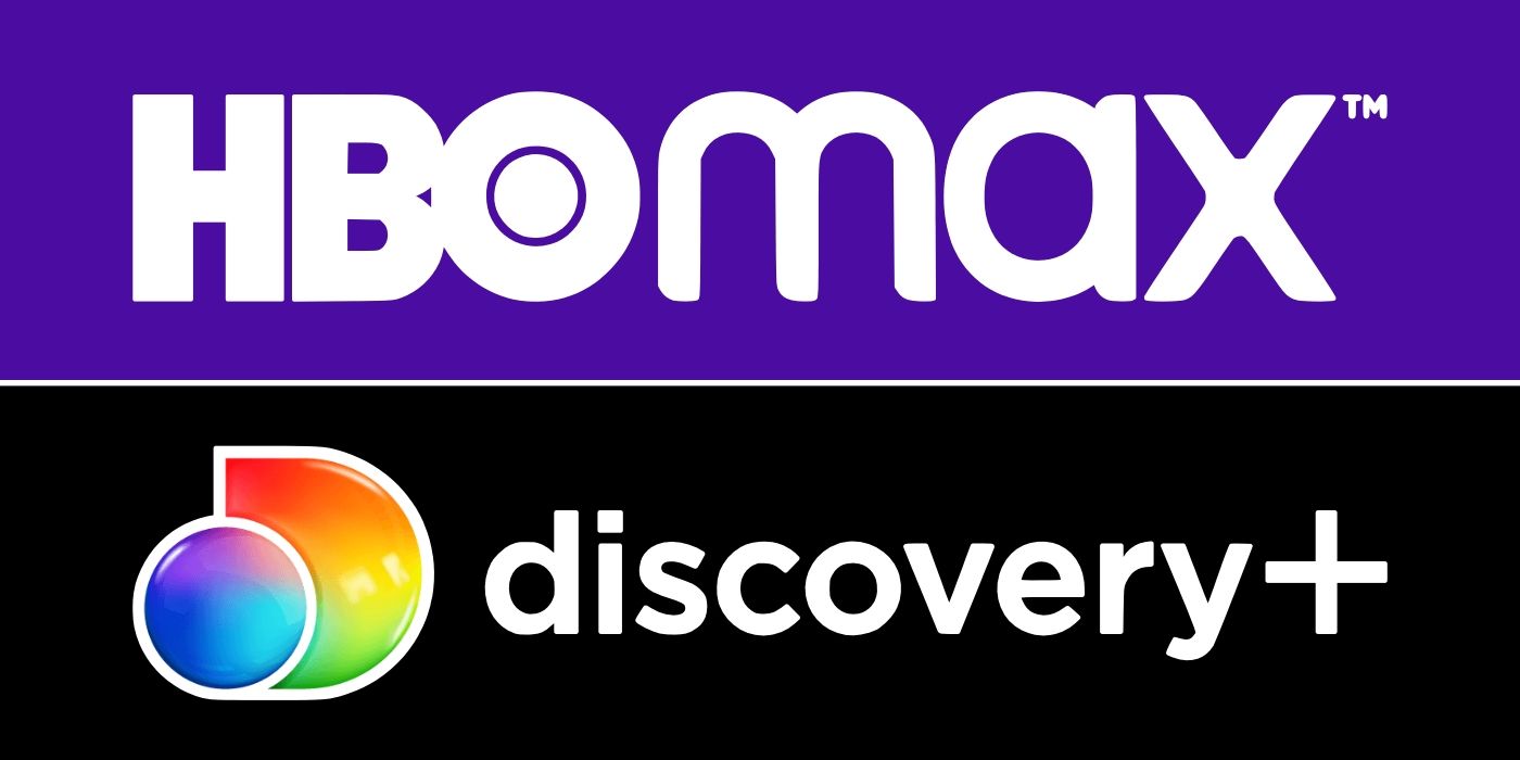 HBO Max logo stacked above the Discovery+ logo.
