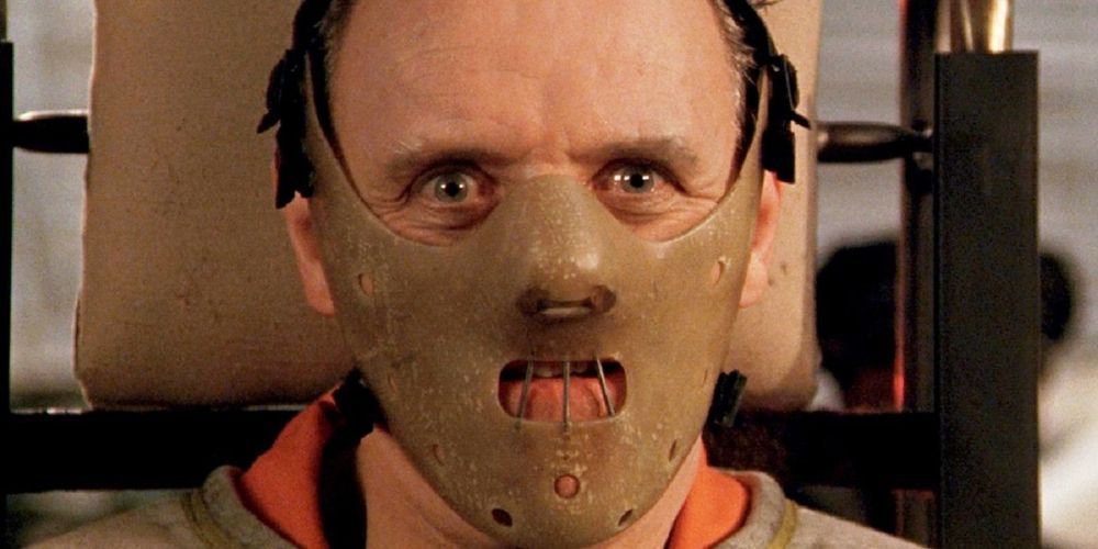 Hannibal Lecter speaks from his prison cell in “The Silence of the Lambs”